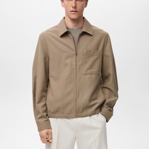 Lyocell jacket with pockets