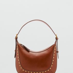Small studded shoulder bag