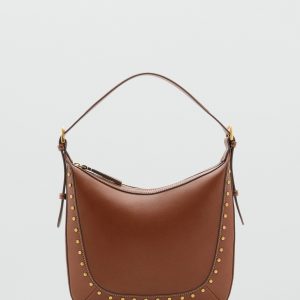 Studded shoulder bag