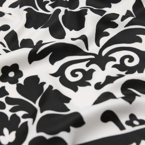 Bicolour printed scarf