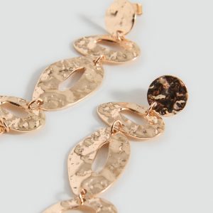 Geometric pendant earrings