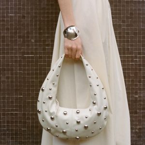 Studded shoulder bag
