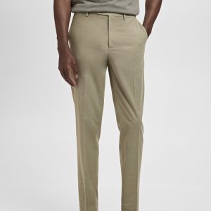 Milan slim-fit suit pants