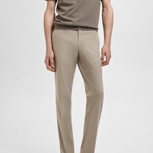 Monaco slim-fit suit pants