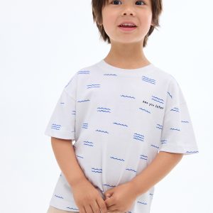 Short-sleeved printed t-shirt