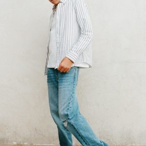 Striped Oxford shirt