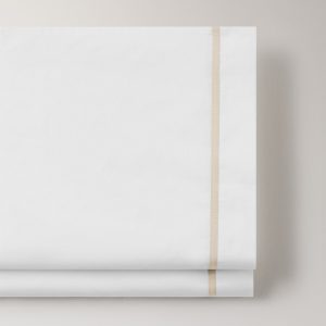 200-thread count percale cotton top sheet for 135/140 cm bed