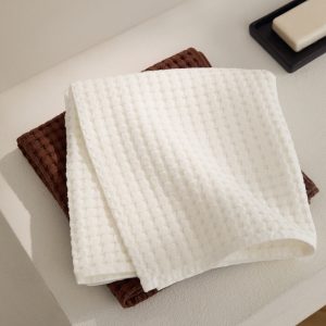 Cotton waffle washbasin towel