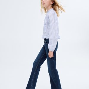 Buttons flare jeans