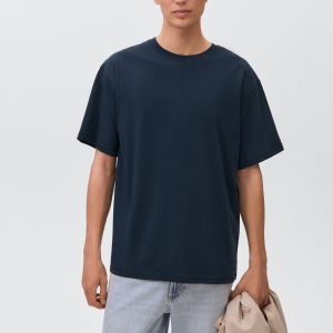 Embroidered cotton T-shirt