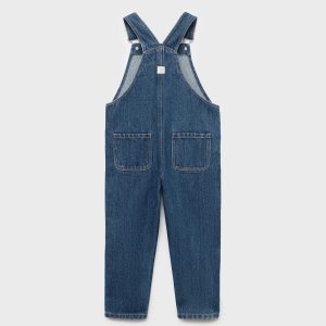 Denim cotton dungarees
