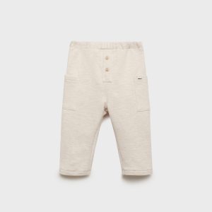 Cargo joggers with button detail