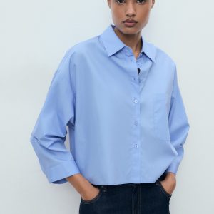 Pocket oversize shirt