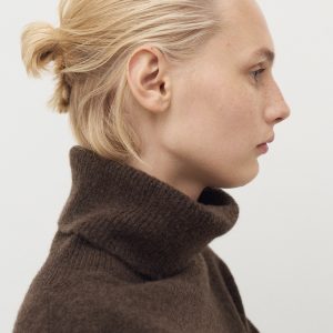 Turtleneck knit sweater