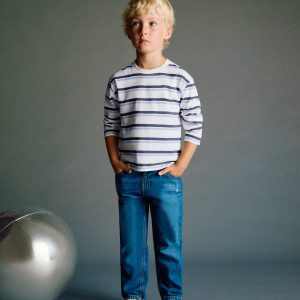 Striped cotton t-shirt