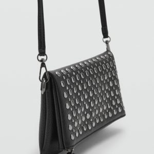 Studded shoulder bag