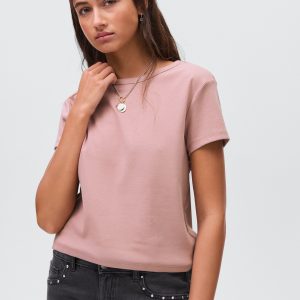 Fitted cotton t-shirt