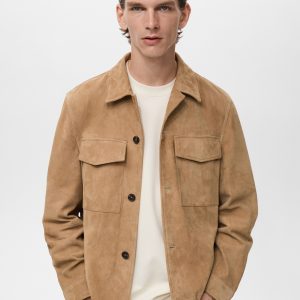 100% leather jacket with pockets