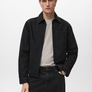 Denim jacket with pockets