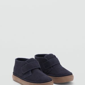 Velcro leather shoes