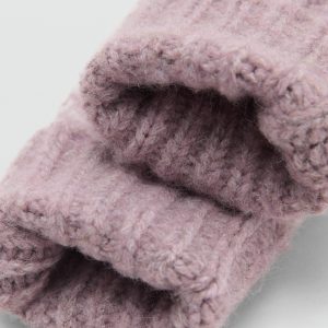 Combined knitted glove
