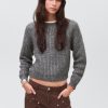 Chunky-knit sweater