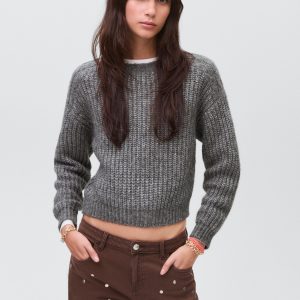 Chunky-knit sweater