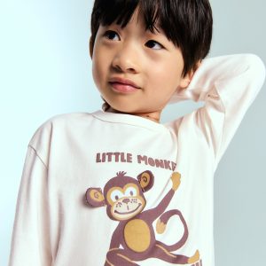 Embossed printed t-shirt