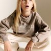 Embroidered cotton sweatshirt