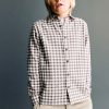 Checked print shirt