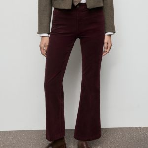 Corduroy flared jeans