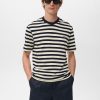 100% cotton regular-fit striped t-shirt