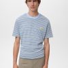 Regular-fit striped 100% cotton shirt