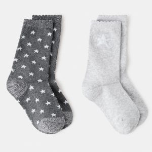 2 pack patterned socks
