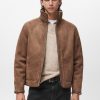 Reversible sheepskin jacket