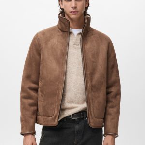 Reversible sheepskin jacket