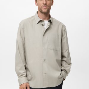 100% cotton relaxed-fit shirt