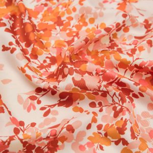 Mini flower-print scarf