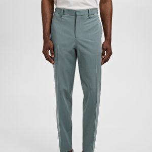 Stretch fabric super slim-fit suit trousers