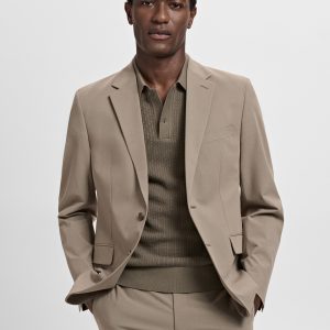 Milan slim-fit suit blazer