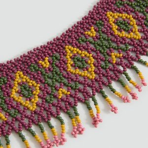 Combined crystal choker necklace