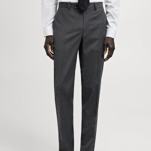 Milan slim-fit suit pants