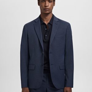 Super slim-fit suit jacket in stretch fabric
