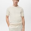 Cotton fine-knit t-shirt