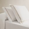 Percale cotton 200 thread pillow case 45x110cm