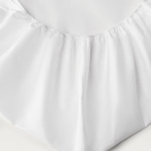 500-thread cotton percale fitted sheet for 90 cm bed