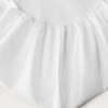 500-thread cotton percale fitted sheet for 160 cm bed
