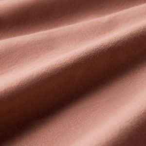 Washed cotton fitted sheet for 180 cm bed