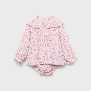 Printed dress and nappy cover