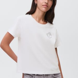Cotton heart t-shirt